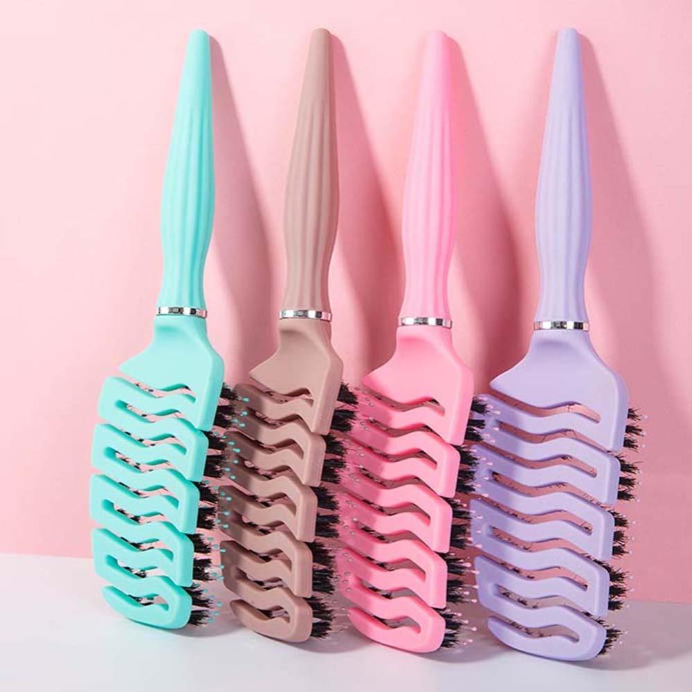 Hair Accessories Porcine Bristle Hair Comb Hairdressing Rolling Curly Comb Men/Women рожевий
Hair Accessories Porcine Bristle Hair Comb Hairdressing Rolling Curly Comb Men/Women рожевий