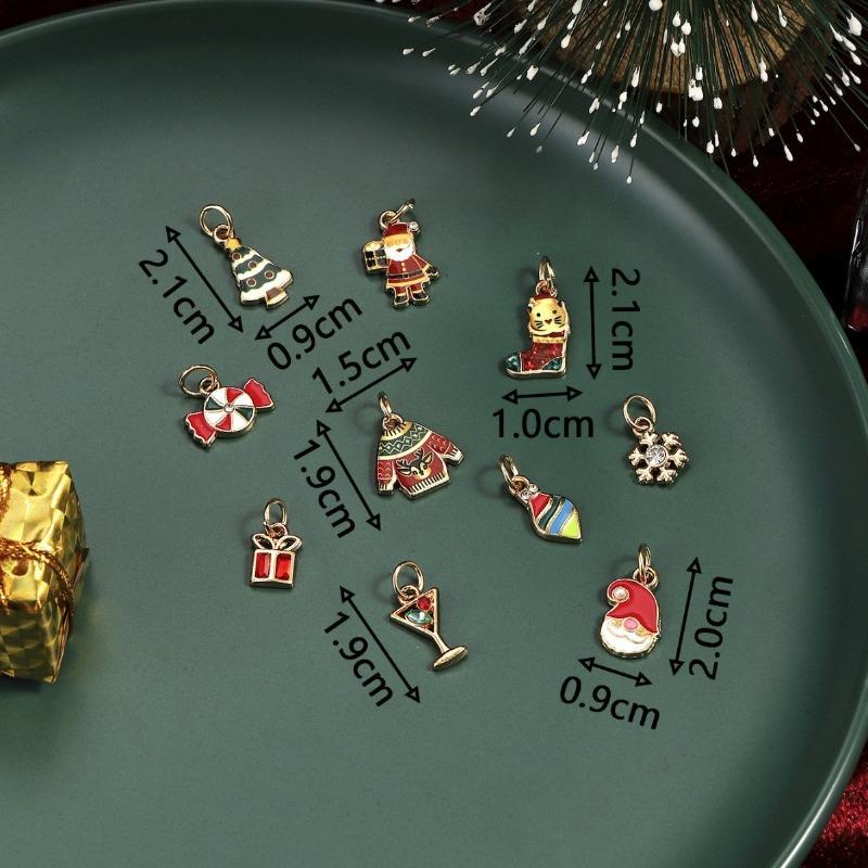 D Аксессуары Рождественская Тема Сплав Эмаль Подвеска Браслет Подвеска Бриллиант Рождественское Украшение
D Аксессуары Рождественская Тема Сплав Эмаль Подвеска Браслет Подвеска Бриллиант Рождественское Украшение