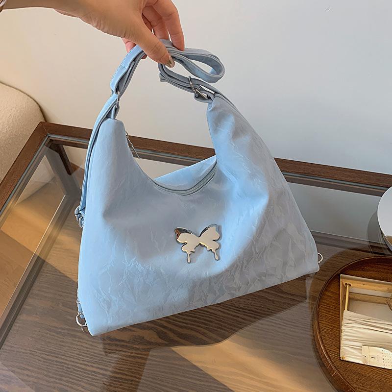 Textured Large Capacity Butterfly Shoulder Bag for Women - 2024 Spring/Summer Niche Versatile Tote рожевий
Textured Large Capacity Butterfly Shoulder Bag for Women - 2024 Spring/Summer Niche Versatile Tote рожевий