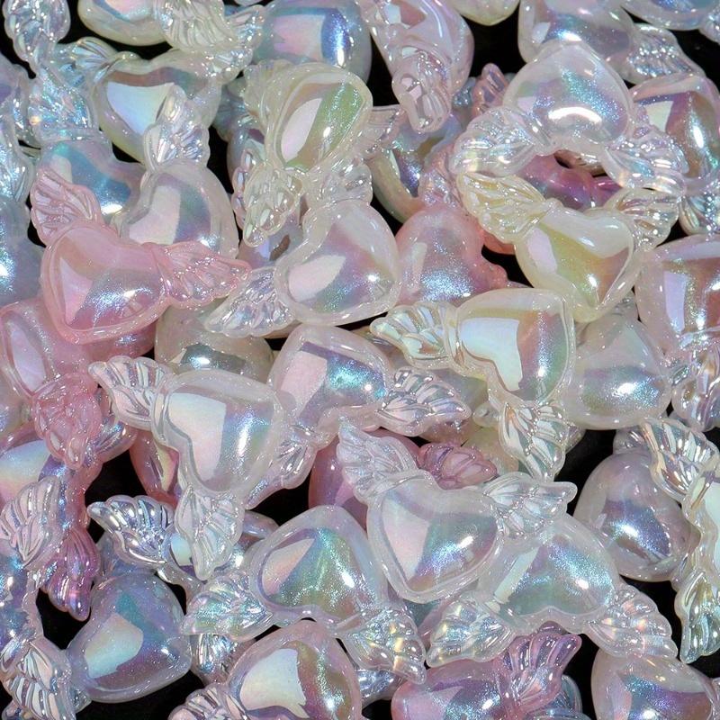 10pcs Acrylic Love Heart Bead 35x21mm Luminous Color Plated Angel Loose Beads for IY Crafts Ornament Making Bracelet Accessories
10pcs Acrylic Love Heart Bead 35x21mm Luminous Color Plated Angel Loose Beads for IY Crafts Ornament Making Bracelet Accessories