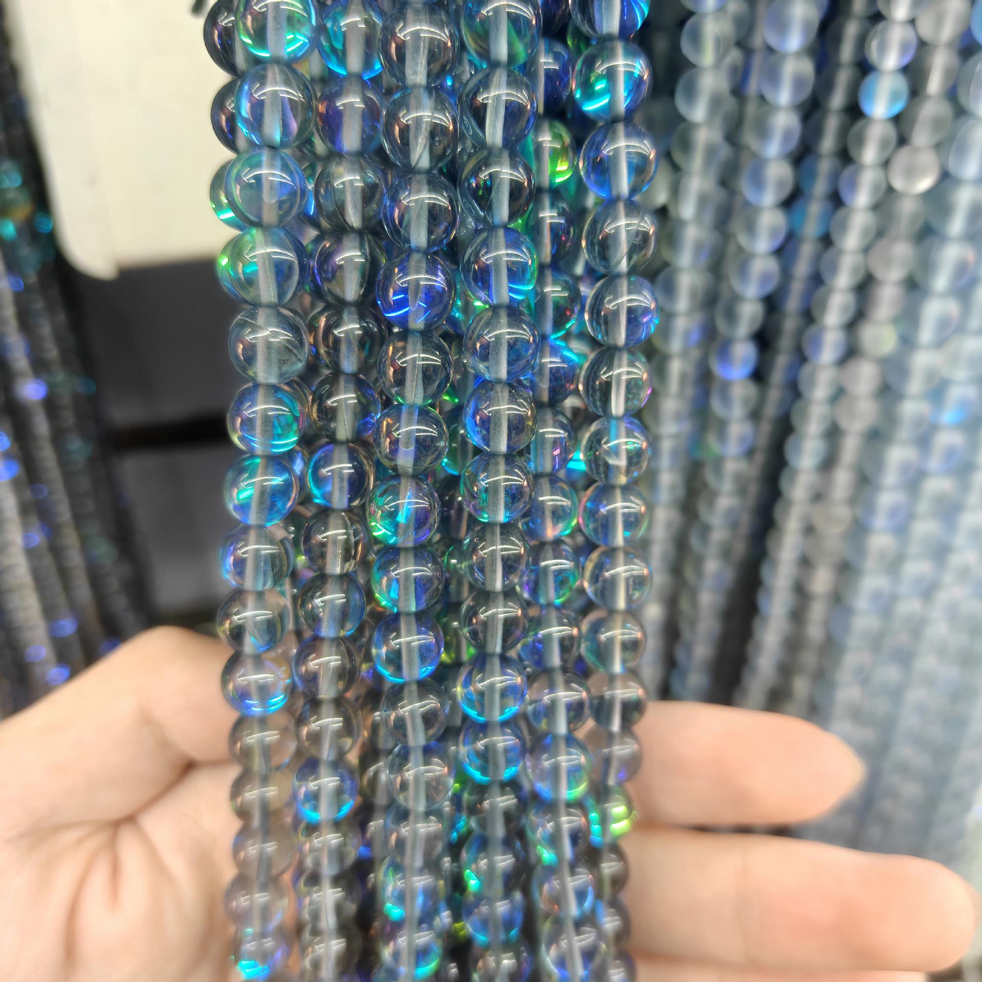Blue Glitter Crystal Round Beads for DIY Jewelry Accessories 6mm, approx. 60 beads per strand
Blue Glitter Crystal Round Beads for DIY Jewelry Accessories 6mm, approx. 60 beads per strand