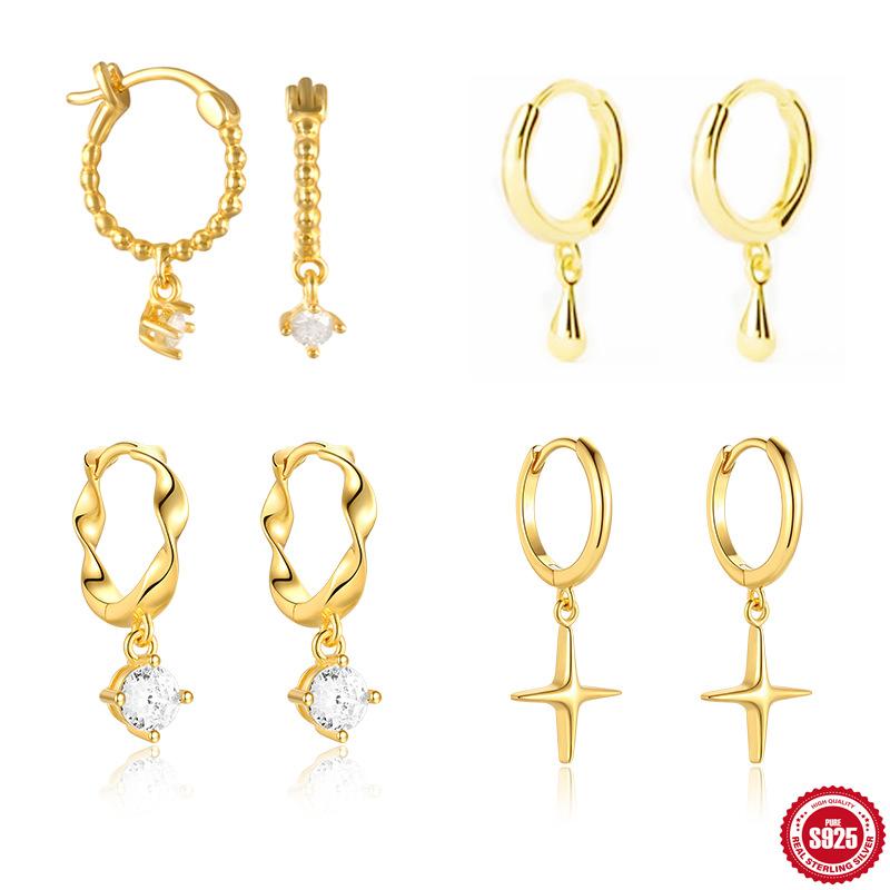 Wind Diamond 925 Silver Earrings Earrings Ear Buckle Quadruple Wave Ear Buckle Earrings 925 Silver
Wind Diamond 925 Silver Earrings Earrings Ear Buckle Quadruple Wave Ear Buckle Earrings 925 Silver