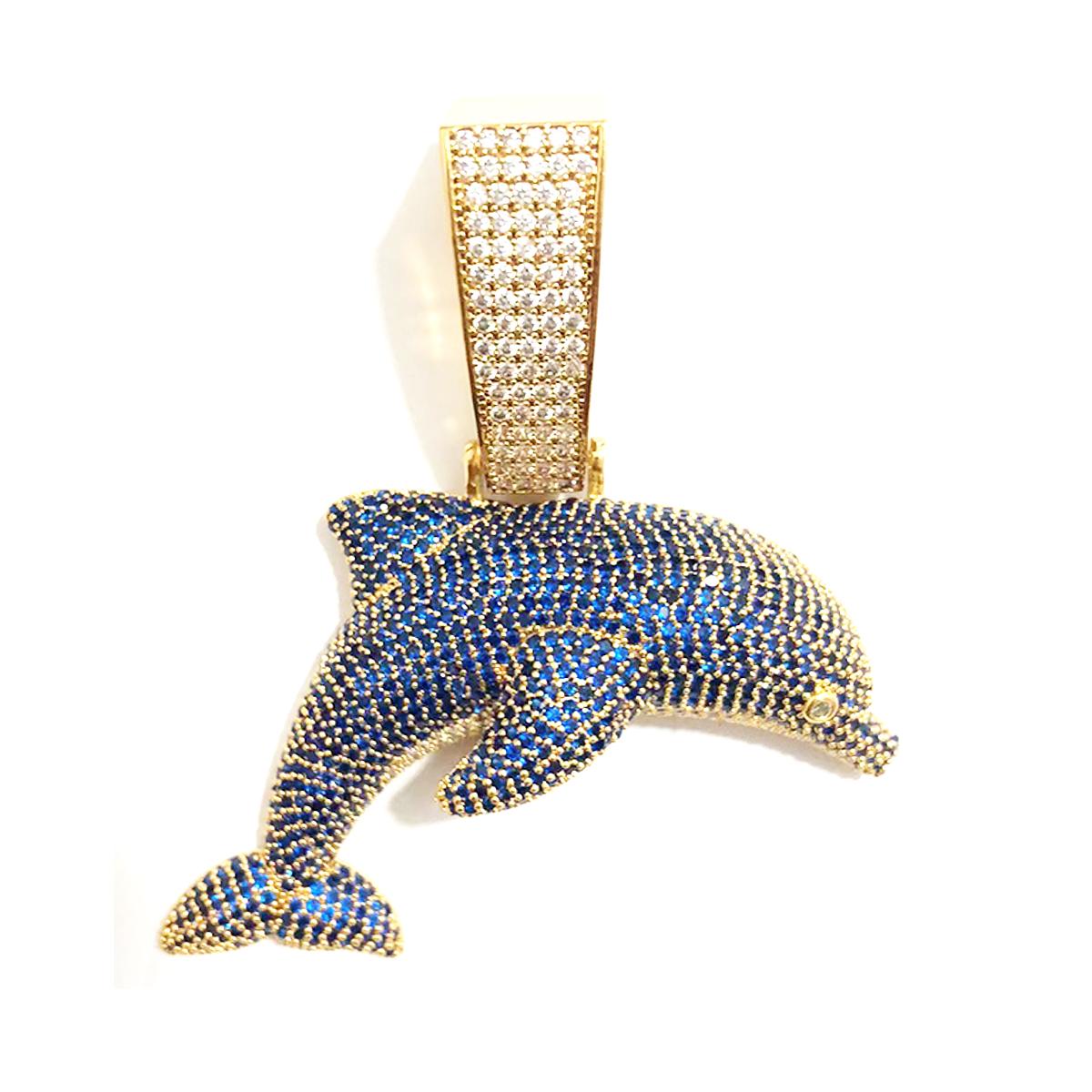 Aokaishen Iced Out Blue Dolphin Pendant Necklace Real Gold Plated Hip Hop Jewelry Unique Charms Trend 3mm rope chain&24inch золотий
Aokaishen Iced Out Blue Dolphin Pendant Necklace Real Gold Plated Hip Hop Jewelry Unique Charms Trend 3mm rope chain&24inch золотий