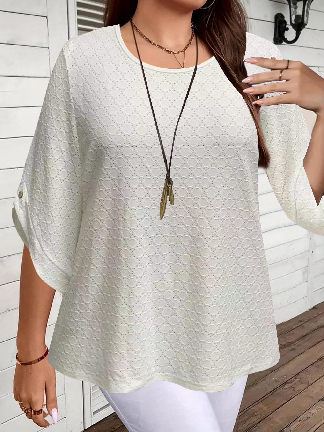 2025 Plus Size European & American Casual Plant Print Women s Medium Sleeve T-Shirt 5XL
2025 Plus Size European & American Casual Plant Print Women s Medium Sleeve T-Shirt 5XL