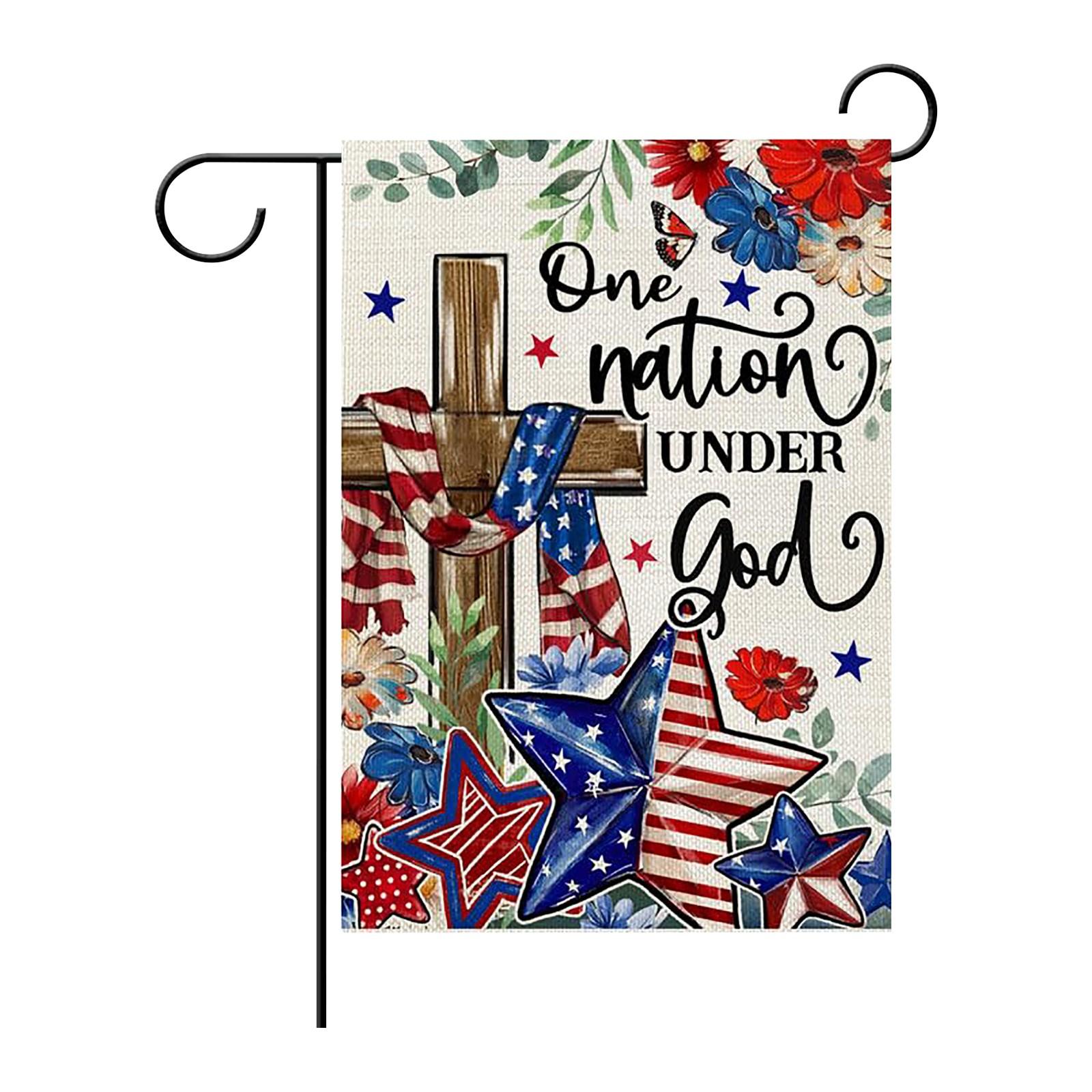 Садовый флаг 12x18 дюймов двухсторонний для наружного оформления двора One Size
Садовый флаг 12x18 дюймов двухсторонний для наружного оформления двора One Size