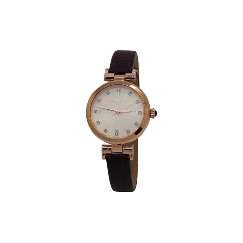 SEIKO 50 meters waterproof Quartz leather strap 30mm women s watch white dial SRZ548
SEIKO 50 meters waterproof Quartz leather strap 30mm women s watch white dial SRZ548