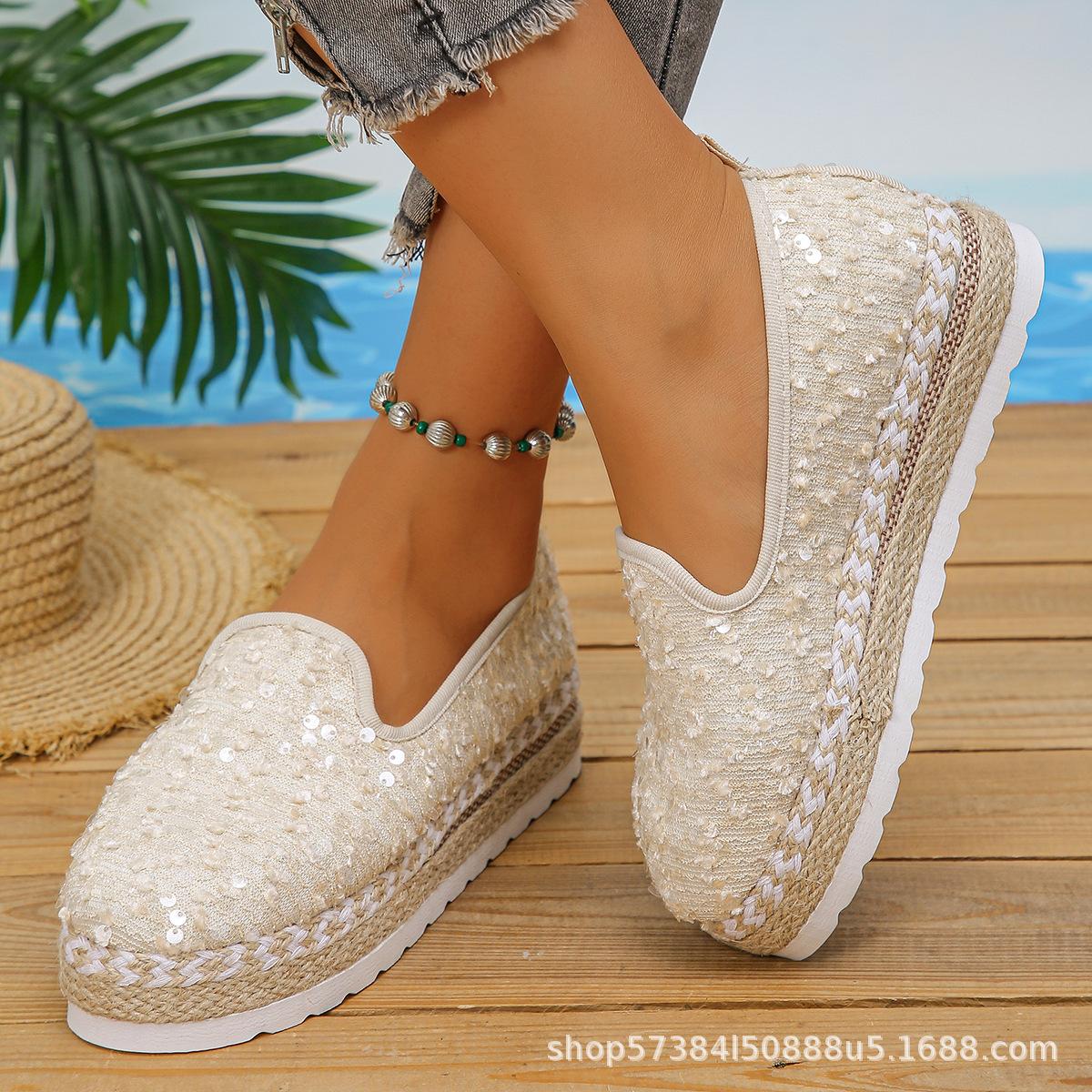2025 весна и осень внешнеторговая простая обувь больших размеров для женщин европейская и американская повседневная обувь на плоской подошве обувь рыбака женская плетенка из пеньковой веревки 36 белый
2025 весна и осень внешнеторговая простая обувь больших размеров для женщин европейская и американская повседневная обувь на плоской подошве обувь рыбака женская плетенка из пеньковой веревки 36 белый