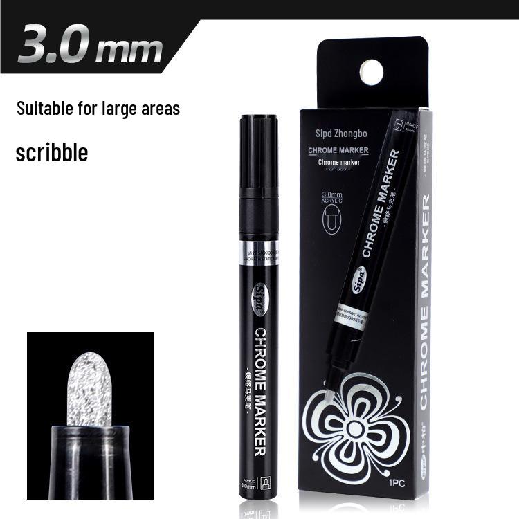 Chrome-Plated Reflective Silver Paint Pen for Gundam Model DIY
Chrome-Plated Reflective Silver Paint Pen for Gundam Model DIY