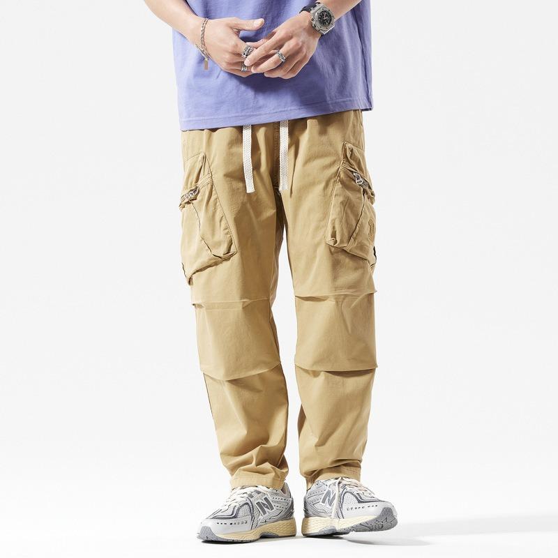Men s New Overalls Men s Pants Casual Loose Sweatpants Silhouette Sweatpants Men s Trousers Trendy Brand High Sense S хакі
Men s New Overalls Men s Pants Casual Loose Sweatpants Silhouette Sweatpants Men s Trousers Trendy Brand High Sense S хакі