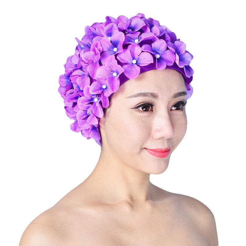 Adult Swimming Cap Waterproof Handmade Flower Swimming Cap European and American Petals High Elastic Hair Care Swimming Cap Female
Adult Swimming Cap Waterproof Handmade Flower Swimming Cap European and American Petals High Elastic Hair Care Swimming Cap Female