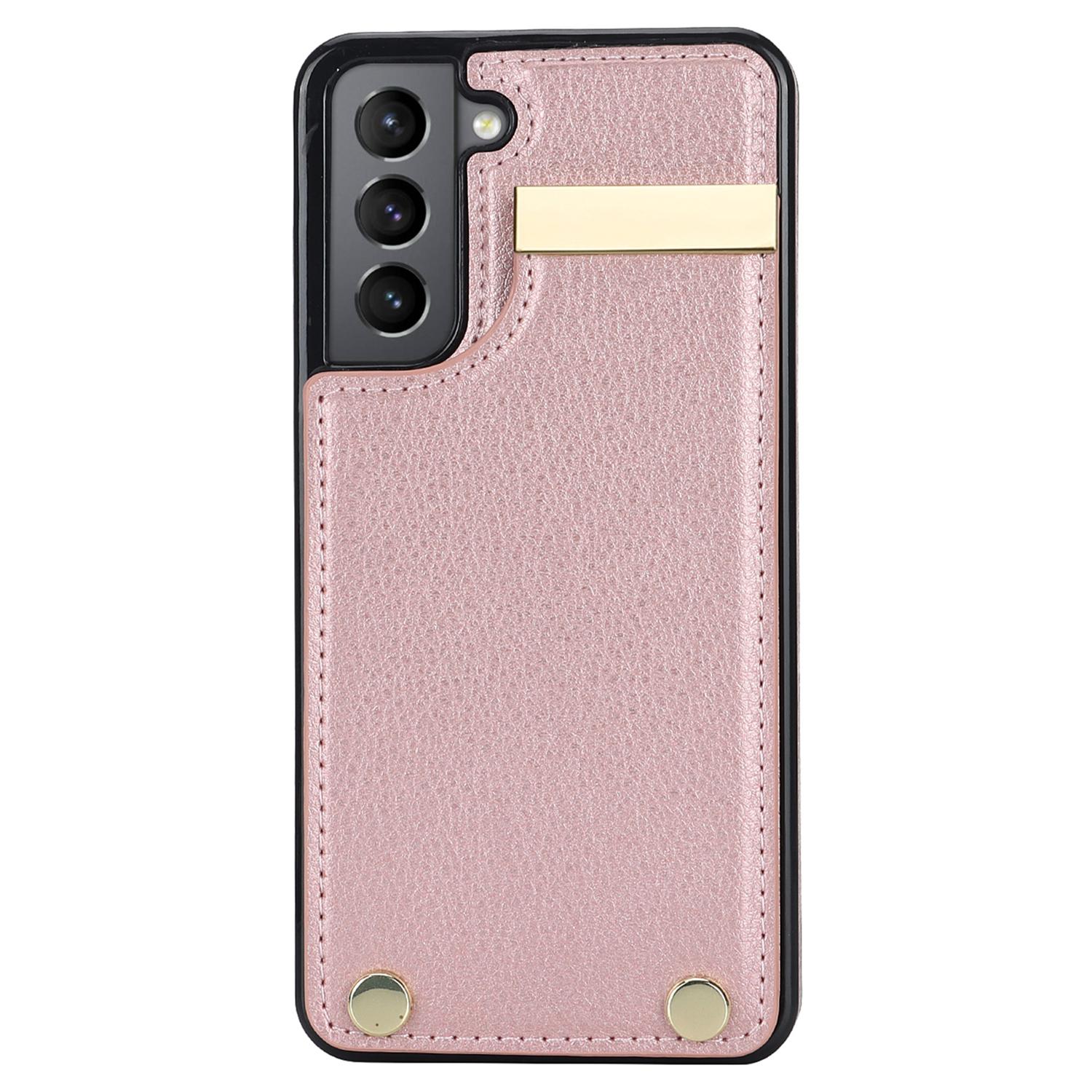 For Samsung Galaxy S21 FE 5G Cell Phone Case Drop-proof Card Holder Cover with Hardware Decor Black
For Samsung Galaxy S21 FE 5G Cell Phone Case Drop-proof Card Holder Cover with Hardware Decor Black