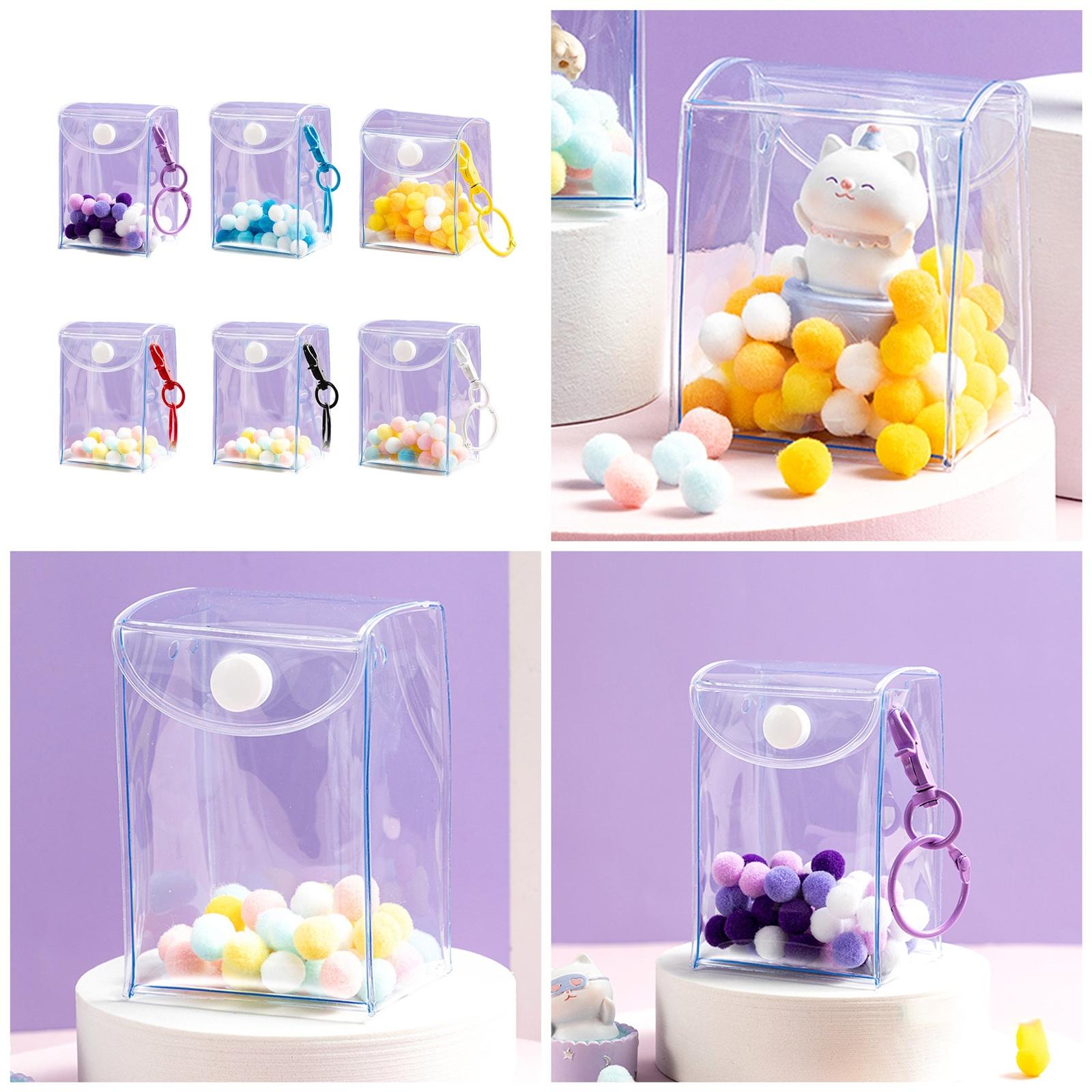 Mini Clear PVC Keychain Bag Doll Display Case Fashionable Key Pendant PVC Material Gift for Toy Lovers and Fashionistas білий
Mini Clear PVC Keychain Bag Doll Display Case Fashionable Key Pendant PVC Material Gift for Toy Lovers and Fashionistas білий
