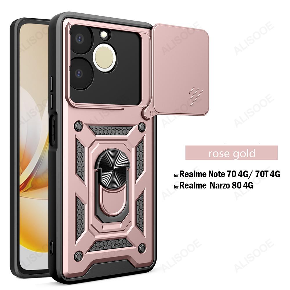 Зсувна кришка камери для Realme Note 70 70T 4G Narzo 80 4G Чохол Кільце Підставка Тримач Повний Захист Ударостійкий Чохол для Телефона Capa Funda Realme Note 70 4G рожевий колір золота
Зсувна кришка камери для Realme Note 70 70T 4G Narzo 80 4G Чохол Кільце Підставка Тримач Повний Захист Ударостійкий Чохол для Телефона Capa Funda Realme Note 70 4G рожевий колір золота