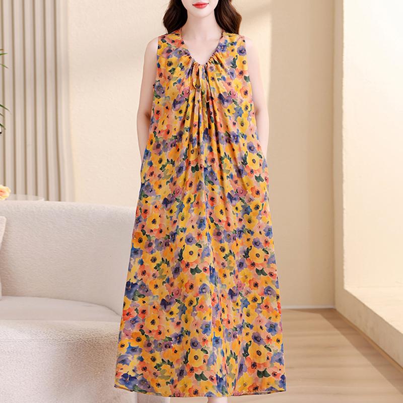 Summer Women s Summer Dress Casual Sleeveless Long Dresses Plus Size Woman Clothing XL
Summer Women s Summer Dress Casual Sleeveless Long Dresses Plus Size Woman Clothing XL