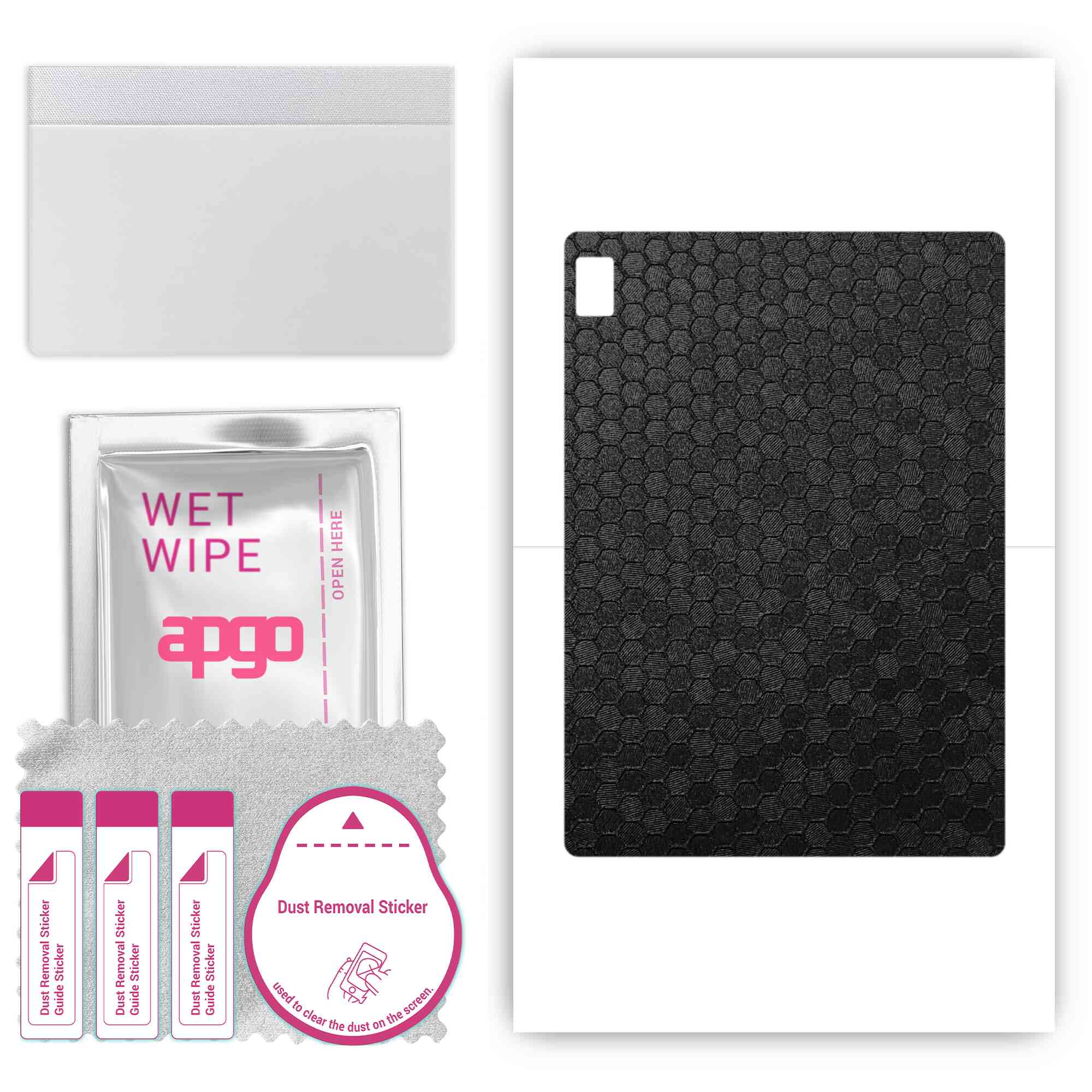 apgo skin sticker film foil vinyl for the BACK compatible with TCL NXTpaper 12 Pro, scratch-resistant, easy to install - Black Honeycomb
apgo skin sticker film foil vinyl for the BACK compatible with TCL NXTpaper 12 Pro, scratch-resistant, easy to install - Black Honeycomb