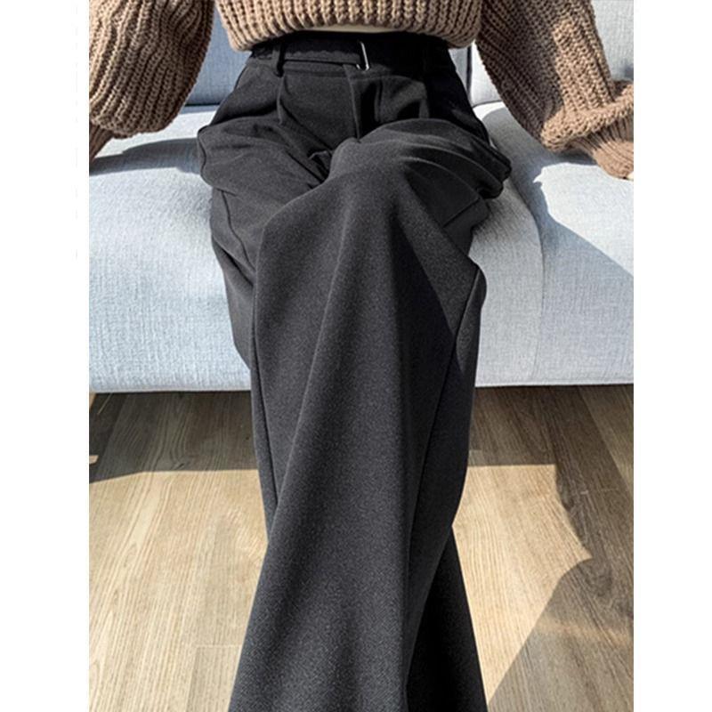 Women s Autumn/Winter Thickened Wool Pants: High-Waist, Slimming, Loose Fit with Narrow & Wide Leg Options 2XL, 130-140 jin
Women s Autumn/Winter Thickened Wool Pants: High-Waist, Slimming, Loose Fit with Narrow & Wide Leg Options 2XL, 130-140 jin