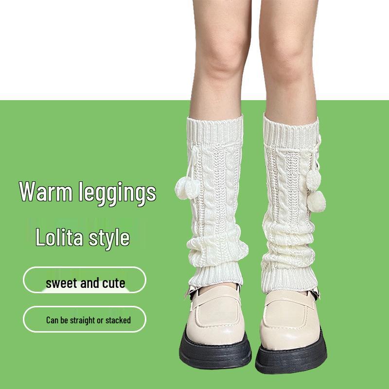 Women s White Fur Ball Socks - Japanese Autumn/Winter JK Pile Socks, All-Match Knee-Pad Boots, Warm Lolita Style
Women s White Fur Ball Socks - Japanese Autumn/Winter JK Pile Socks, All-Match Knee-Pad Boots, Warm Lolita Style
