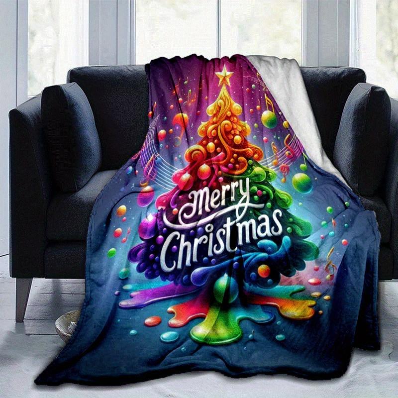 1pc Christmas Tree Printing Lightweight Flannel Blanket, Comfortable and Warm Blanket, for Camping Sofa Bed and Couch Office, Gift Blankets in All 100x150cm
1pc Christmas Tree Printing Lightweight Flannel Blanket, Comfortable and Warm Blanket, for Camping Sofa Bed and Couch Office, Gift Blankets in All 100x150cm