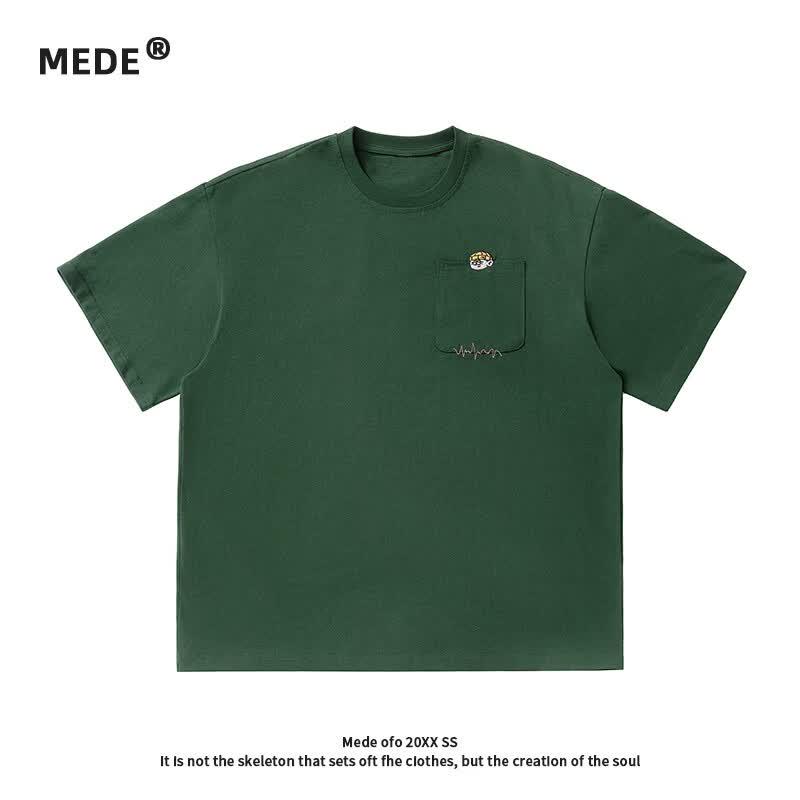 MEDE Embroidered Cotton Loose Fit Short-Sleeve T-Shirt 3XL
MEDE Embroidered Cotton Loose Fit Short-Sleeve T-Shirt 3XL