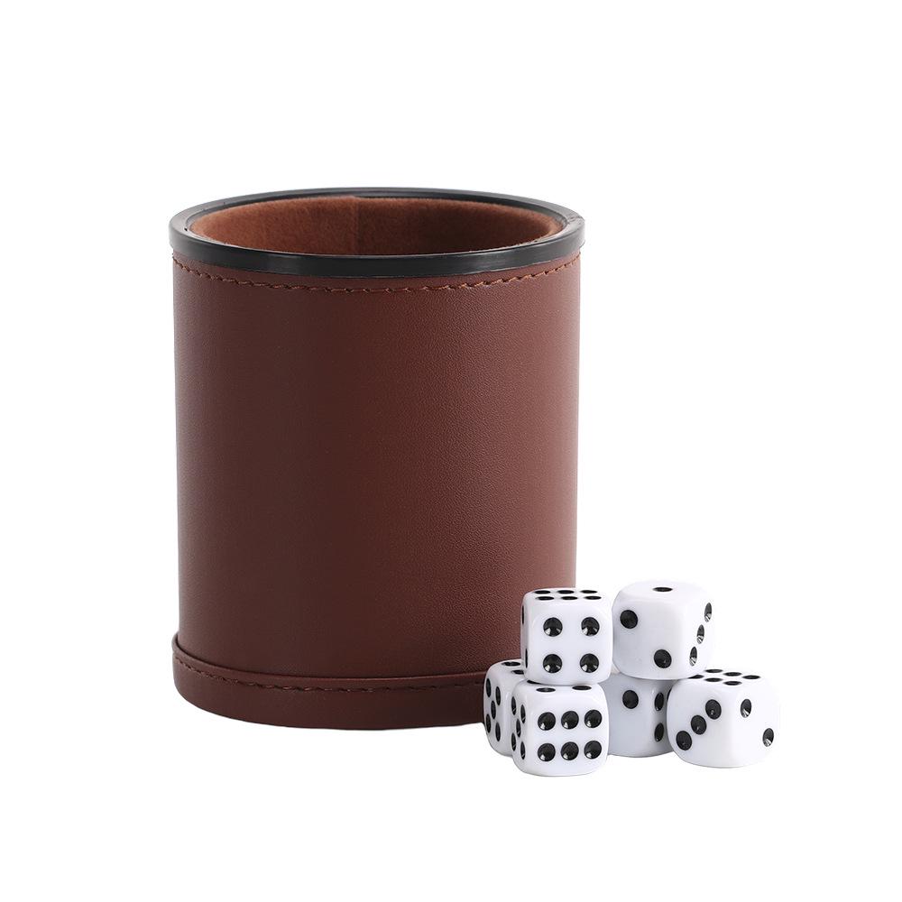 PU Leather Dice and Cup Set for Bars, KTV, BBQs, Night Markets, and Dice Games
PU Leather Dice and Cup Set for Bars, KTV, BBQs, Night Markets, and Dice Games