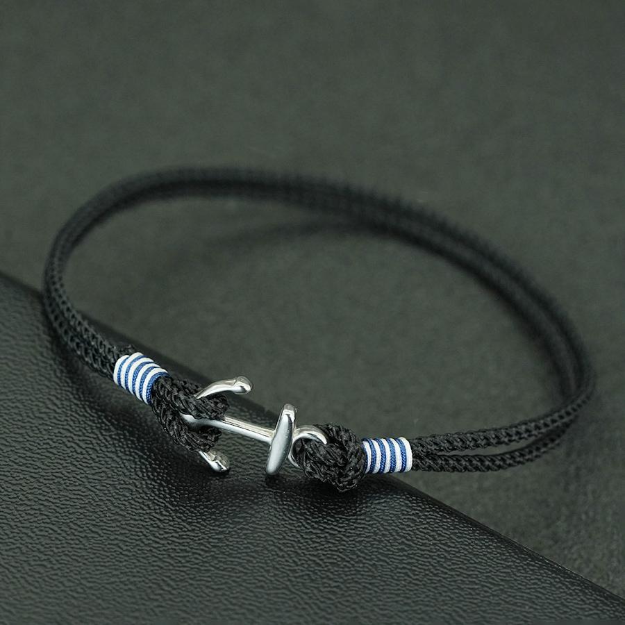 Noter Minimalist Elegance Anchor Bracelet Men Unfading A Grade 2mm Thin String 5 Colors Available Hiphop Rock Hand Accessories чорний
Noter Minimalist Elegance Anchor Bracelet Men Unfading A Grade 2mm Thin String 5 Colors Available Hiphop Rock Hand Accessories чорний