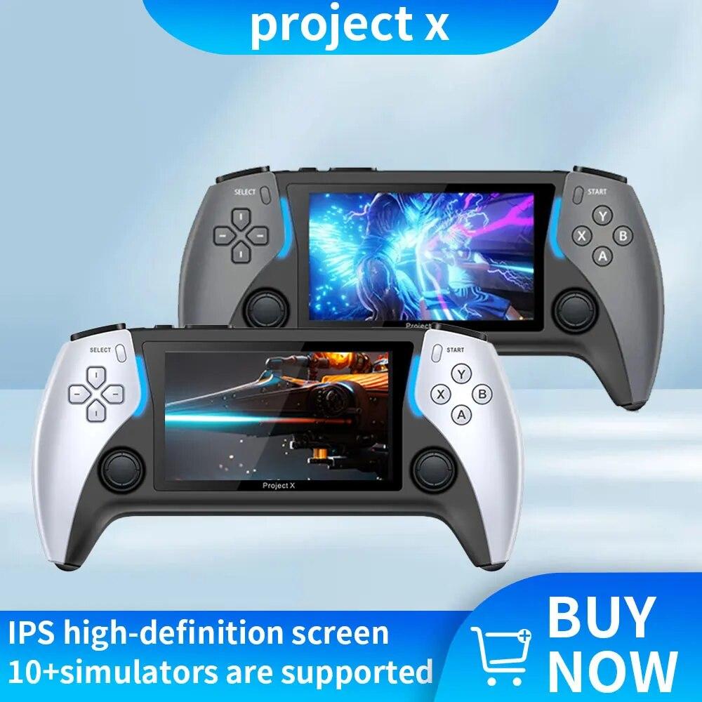 Новая портативная игровая консоль Project X с 4,3-дюймовым экраном высокой четкости Ips и поддержкой вывода PS1 Arcade HD для двух джойстиков белый
Новая портативная игровая консоль Project X с 4,3-дюймовым экраном высокой четкости Ips и поддержкой вывода PS1 Arcade HD для двух джойстиков белый