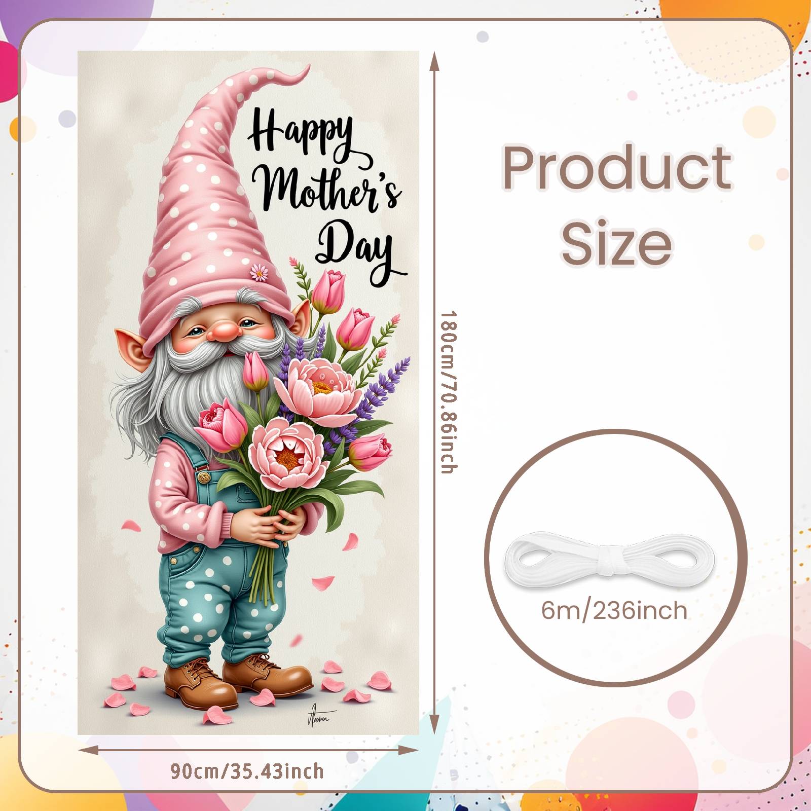 Tribute To Mother Display Tulip Pattern Mother s Day Display Happy Mother s Day Banner Soft Color Scheme For Outdoor Garden
Tribute To Mother Display Tulip Pattern Mother s Day Display Happy Mother s Day Banner Soft Color Scheme For Outdoor Garden