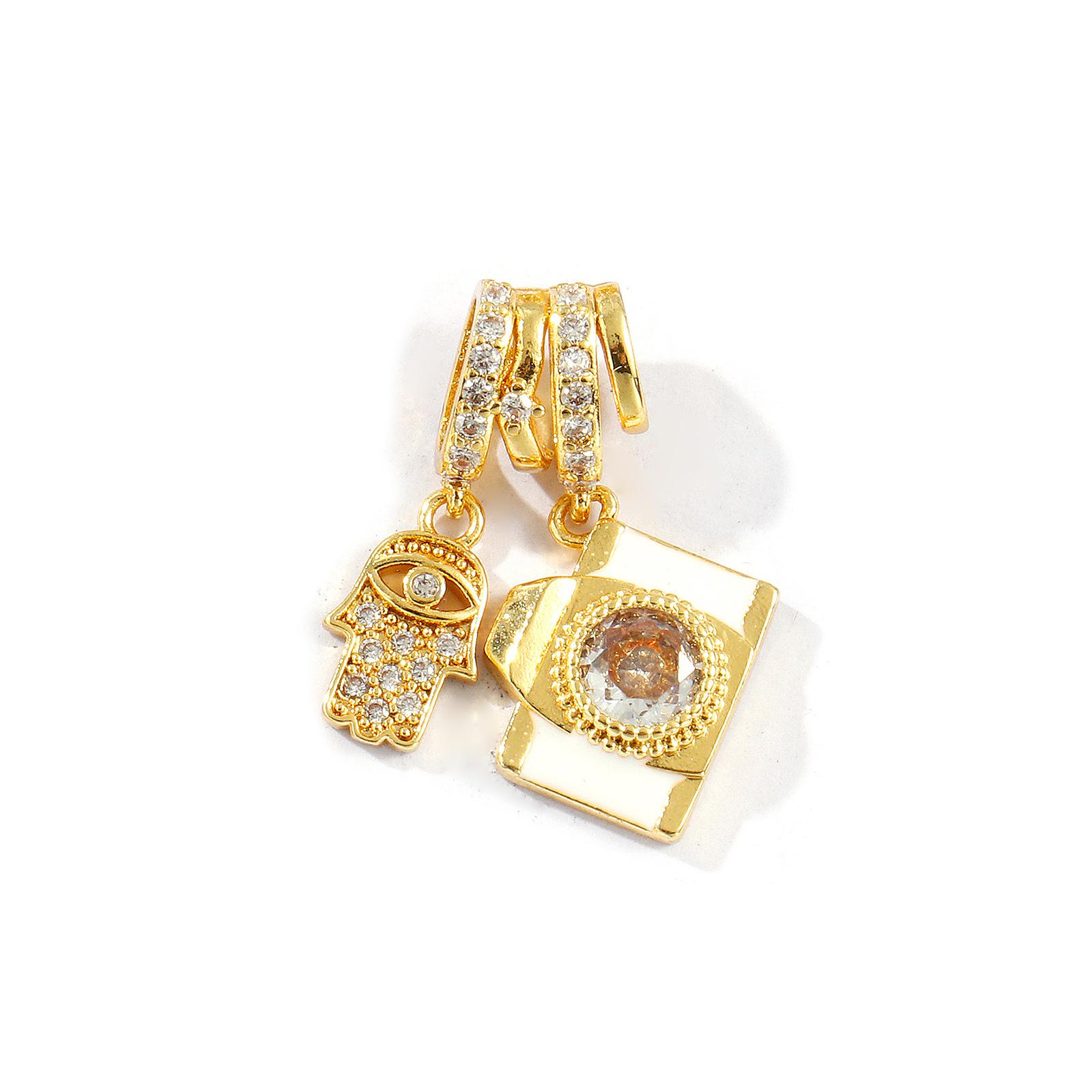 1 Piece Brass Charms 18K Gold Plated Micro Pave Clear Rhinestone Passport Star Feather Ice Cream Pendants For DIY Jewelry Making
1 Piece Brass Charms 18K Gold Plated Micro Pave Clear Rhinestone Passport Star Feather Ice Cream Pendants For DIY Jewelry Making