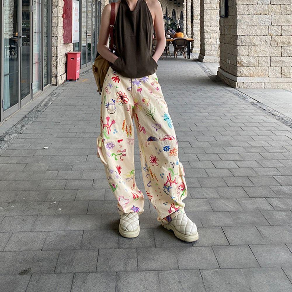Joggers Y2k Wide Leg Pants Multi Pockets Flower Printing Pants Women Baggy Cargo Pants Girls S абрикосовый
Joggers Y2k Wide Leg Pants Multi Pockets Flower Printing Pants Women Baggy Cargo Pants Girls S абрикосовый