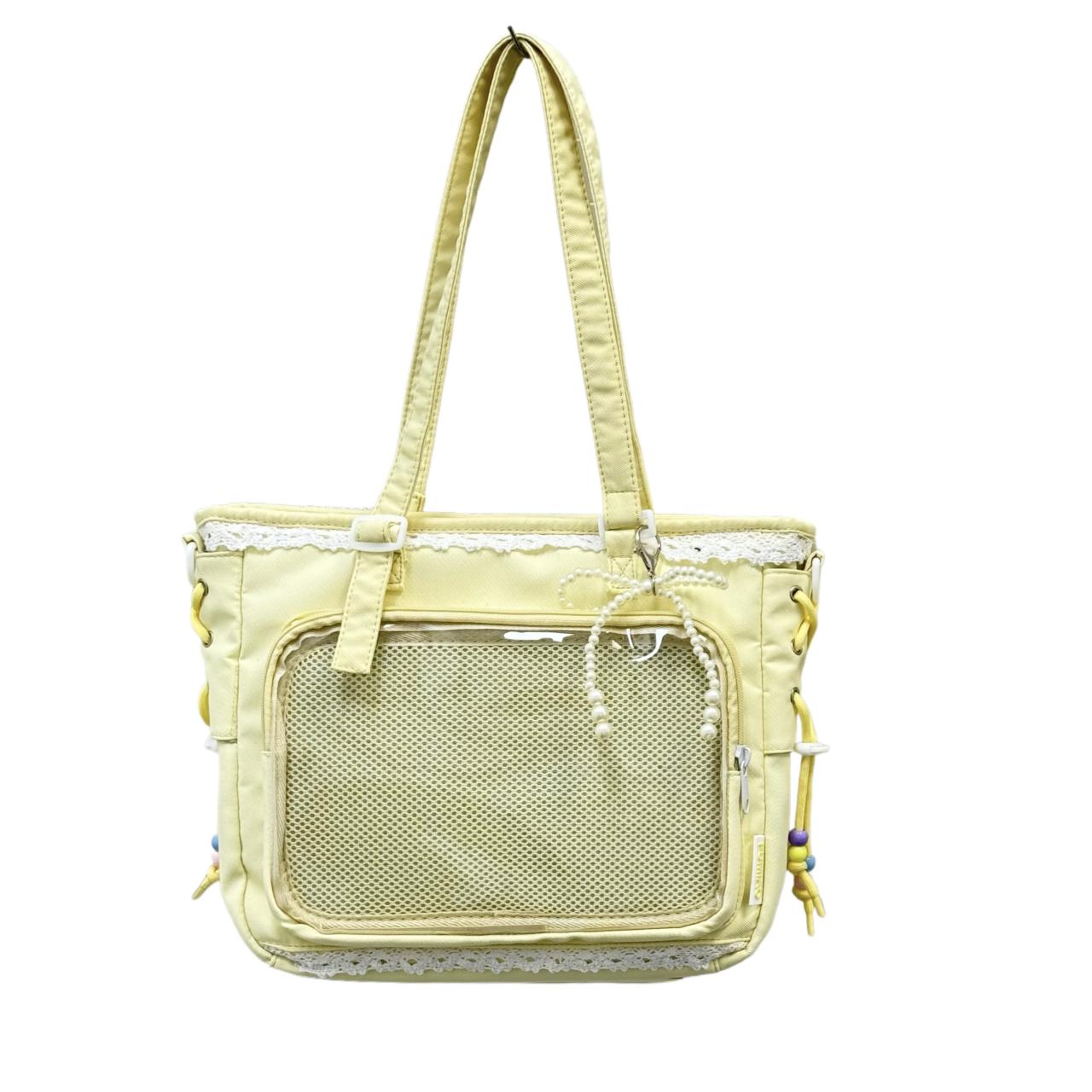 Japanese Preppy Style Designer Harajuku Shoulder Purse Y2k Women Transparent Pin Display Ita Bag School Book Bag Female Handbag
Japanese Preppy Style Designer Harajuku Shoulder Purse Y2k Women Transparent Pin Display Ita Bag School Book Bag Female Handbag
