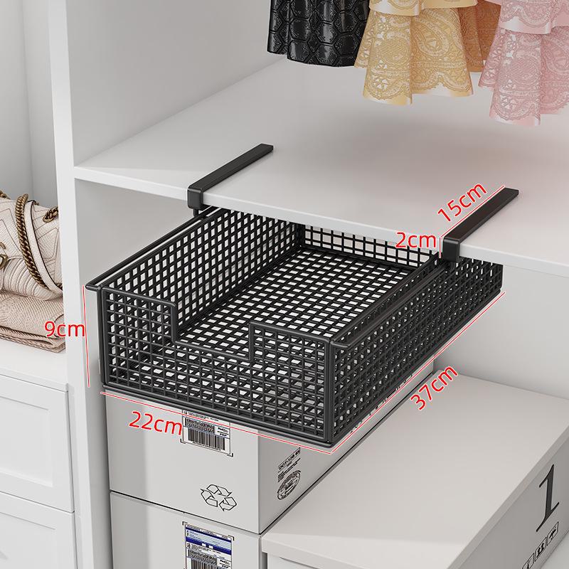 Нижняя полка в виде ящика для хранения носков и нижнего белья в шкафу. Large, Double Pack чёрный
Нижняя полка в виде ящика для хранения носков и нижнего белья в шкафу. Large, Double Pack чёрный