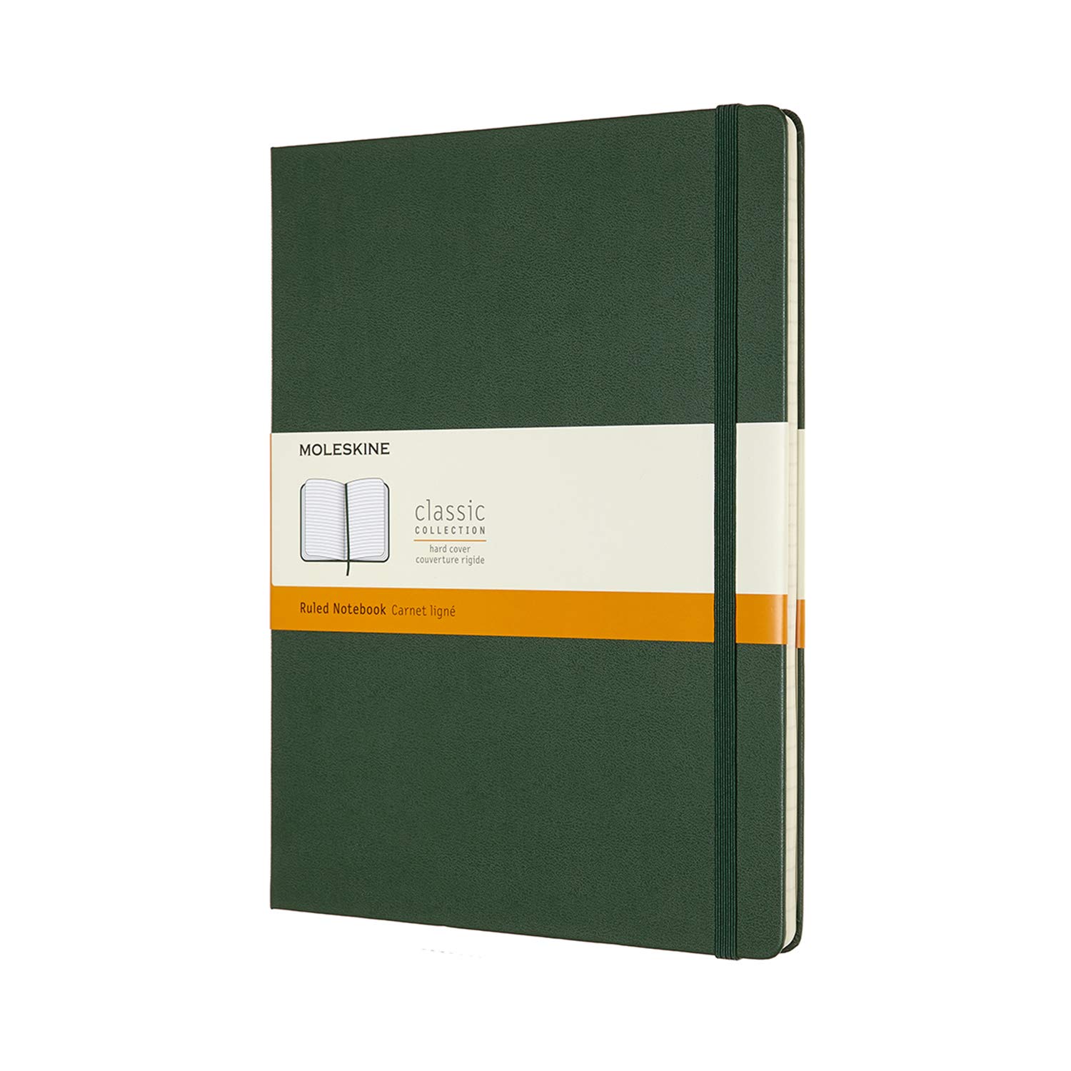 Moleskine Classic Notebook, Hard Cover, Ruled, XL (7.5 x 9.8 ), Myrtle Green QP090K15
Moleskine Classic Notebook, Hard Cover, Ruled, XL (7.5 x 9.8 ), Myrtle Green QP090K15