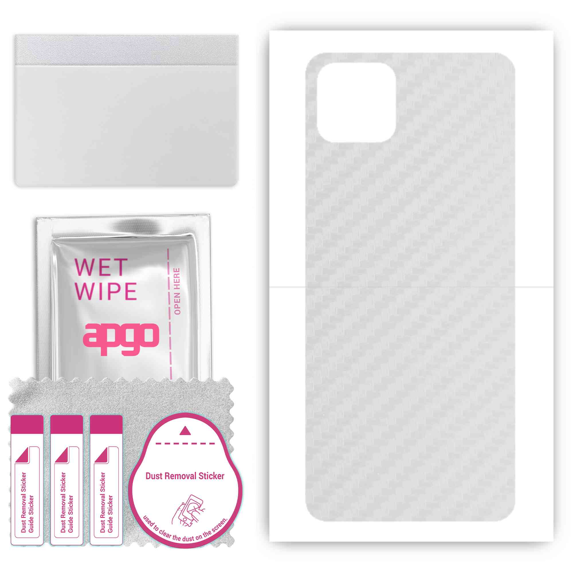 Apgo Protective Skin Sticker для задньої панелі, сумісний з Oppo A53, Wrap Film, Foil, Vinyl - Pattern Transparent Carbon
Apgo Protective Skin Sticker для задньої панелі, сумісний з Oppo A53, Wrap Film, Foil, Vinyl - Pattern Transparent Carbon