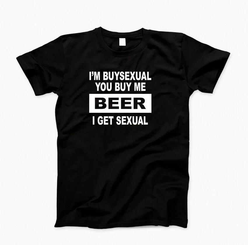 I M Buysexual Funny Beer Drinking College Humor Black T-Shirt M
I M Buysexual Funny Beer Drinking College Humor Black T-Shirt M