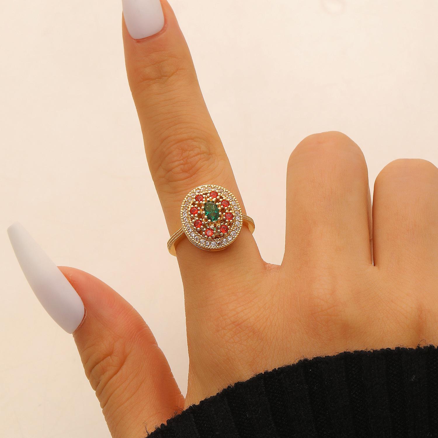 European & American Oval Diamond Inlaid Ring: French Retro, High-End, Exquisite Niche Jewelry for Index Finger
European & American Oval Diamond Inlaid Ring: French Retro, High-End, Exquisite Niche Jewelry for Index Finger