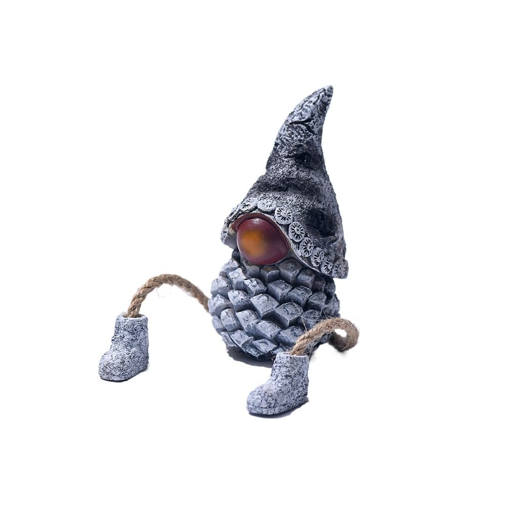 Уникальная фигурка гнома с сосновой шишкой, мини-рождественский гном, рождественский подарок серый
Уникальная фигурка гнома с сосновой шишкой, мини-рождественский гном, рождественский подарок серый