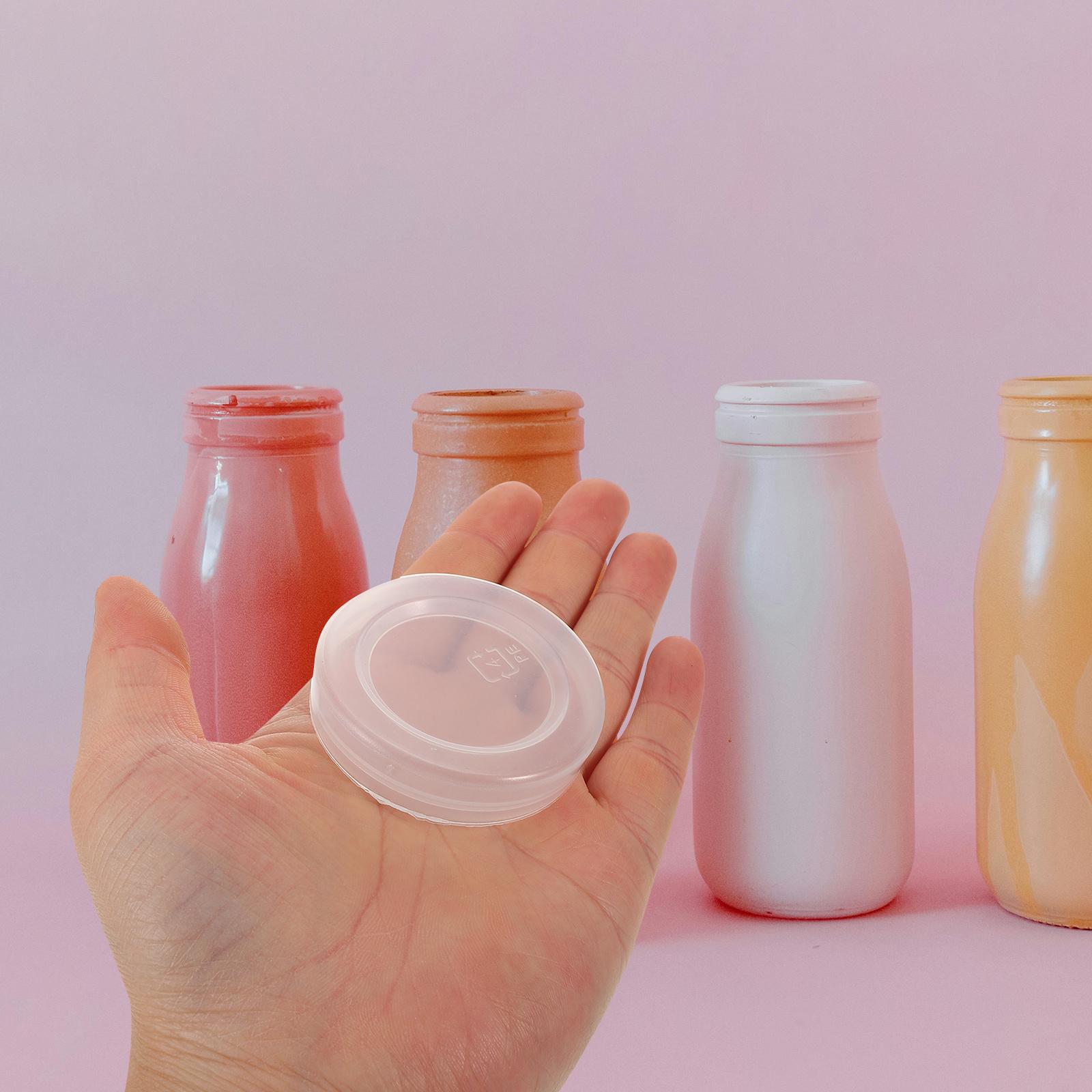 30pcs Replacement Bottle Caps Reusable Pe Leak-Proof For Milk Juice Glass Bottles Pudding Jars Home Kitchen Use 5.3X5.3X1CM
30pcs Replacement Bottle Caps Reusable Pe Leak-Proof For Milk Juice Glass Bottles Pudding Jars Home Kitchen Use 5.3X5.3X1CM