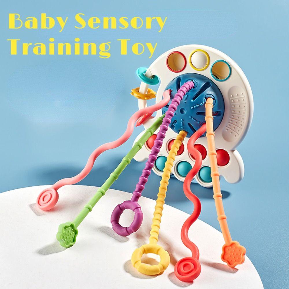 Teething Toy Octopus Pull String Toy Cognition Finger Grasp Training Toy Gift синий
Teething Toy Octopus Pull String Toy Cognition Finger Grasp Training Toy Gift синий