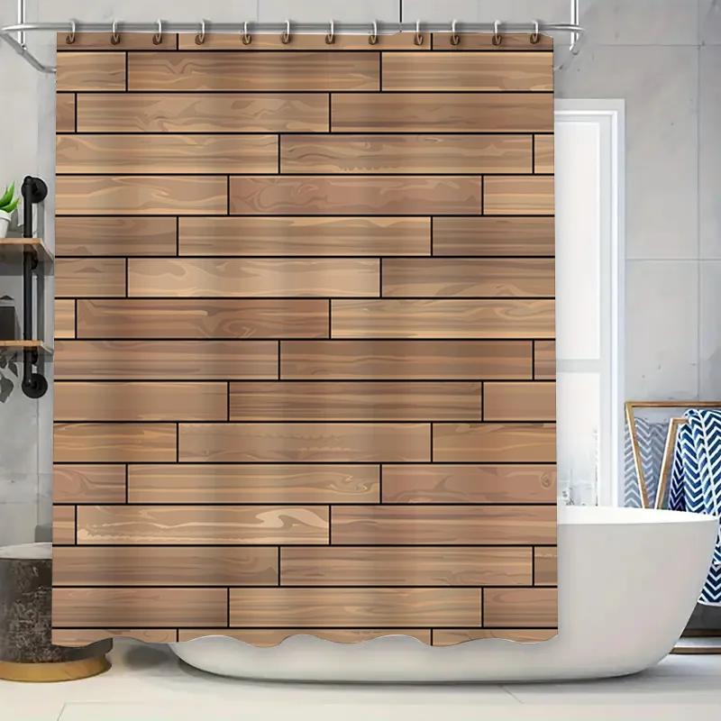 Wooden Plank Shower Curtain Rustic Bathroom Decor Luxury Waterproof Fabric For Bathrooms Showers W60H190(CM)-1 Pcs
Wooden Plank Shower Curtain Rustic Bathroom Decor Luxury Waterproof Fabric For Bathrooms Showers W60H190(CM)-1 Pcs
