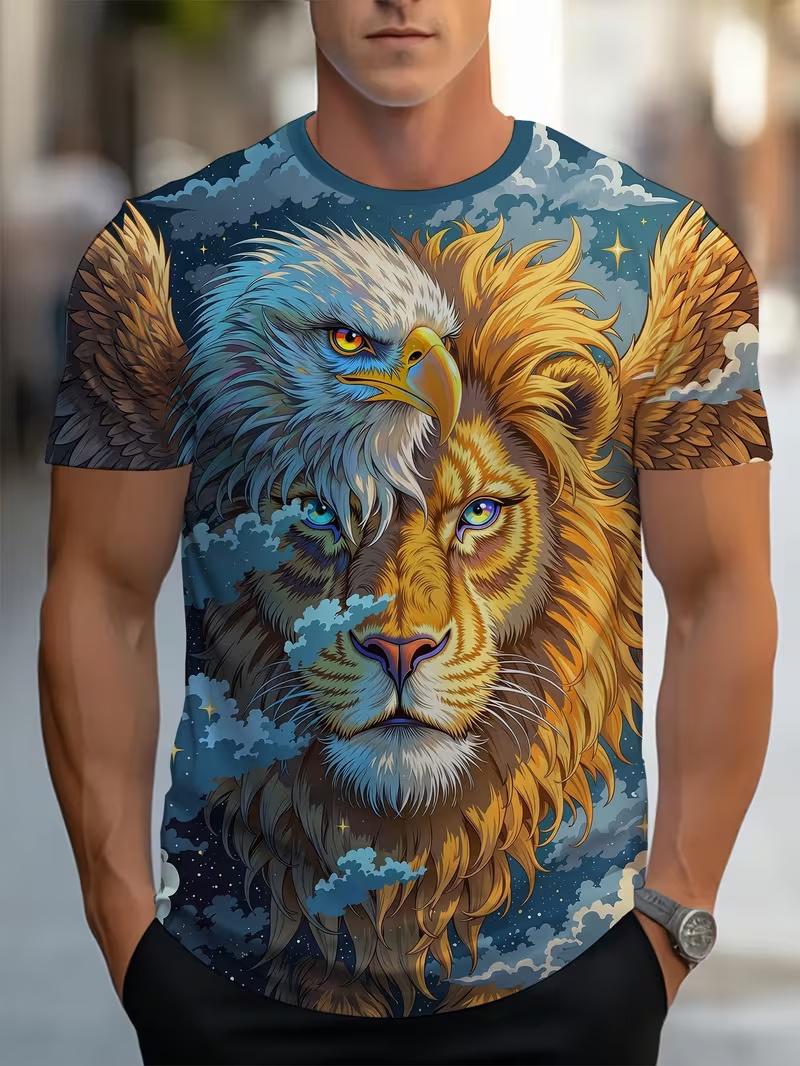 Men s Retro 3D Graphic Print T-Shirt - Perfect for Daily Wear and Vacation S
Men s Retro 3D Graphic Print T-Shirt - Perfect for Daily Wear and Vacation S