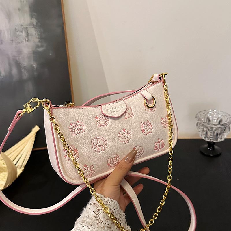 High-end fashion versatile chain commuter bag women s summer new messenger small square bag рожевий
High-end fashion versatile chain commuter bag women s summer new messenger small square bag рожевий