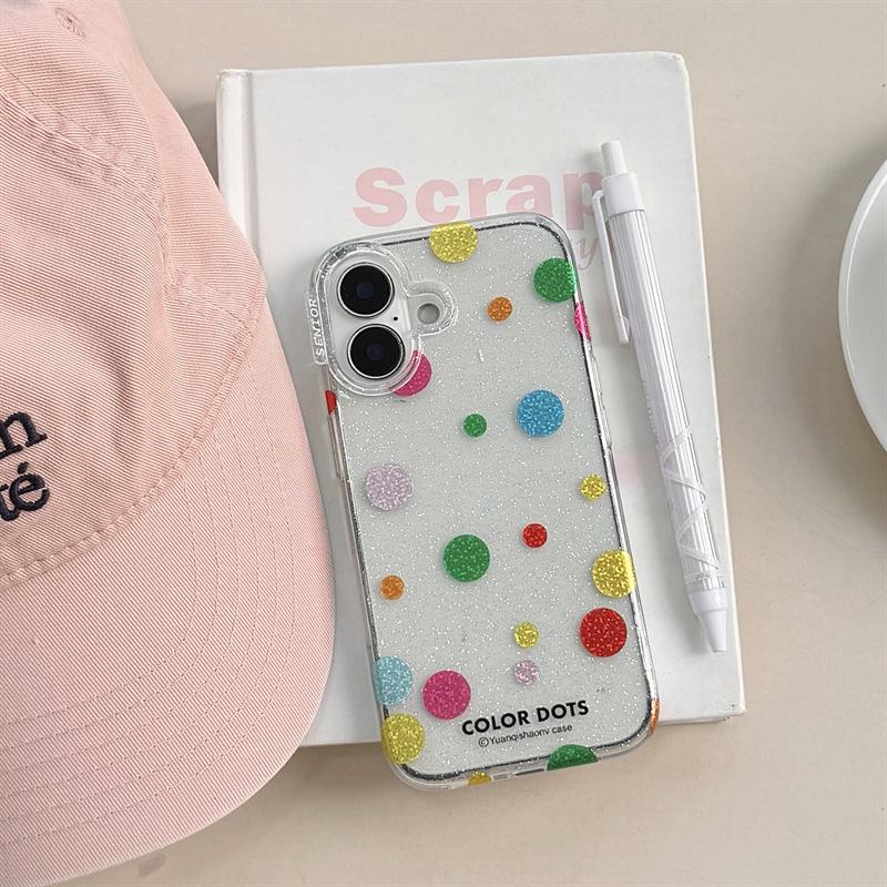 High-End Polka Dot Glitter Hand Strap for iPhone 17/16 Pro Max/15/14 Case 13
High-End Polka Dot Glitter Hand Strap for iPhone 17/16 Pro Max/15/14 Case 13