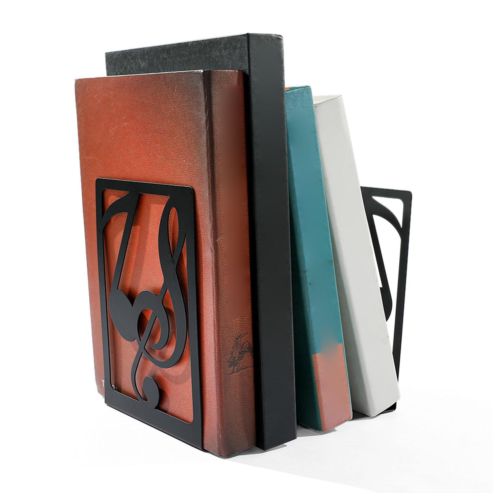 2Pcs Book Ends for Shelves Hollowed Musical Note Metal Bookends Heavy Duty Book End Decorative Book Stoppers for Shelves E
2Pcs Book Ends for Shelves Hollowed Musical Note Metal Bookends Heavy Duty Book End Decorative Book Stoppers for Shelves E
