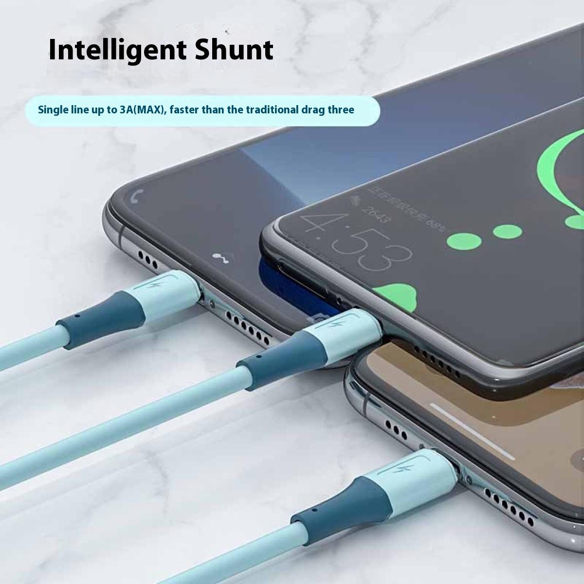 Кабель для передачи данных Liquid one-to-three, кабель для зарядки мобильного телефона «три в одном»
Кабель для передачи данных Liquid one-to-three, кабель для зарядки мобильного телефона «три в одном»