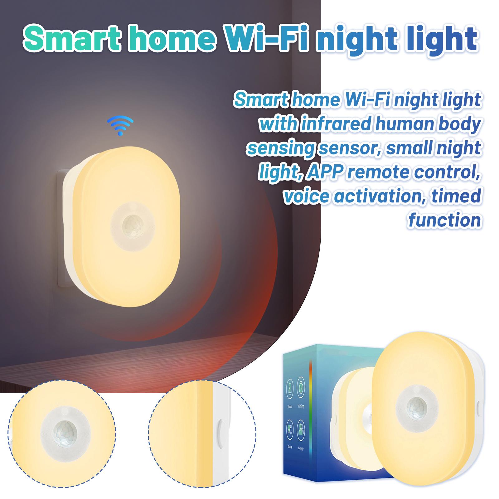 Infrared Human Body Night Light, APP Remote Control, Voice Timer One Size
Infrared Human Body Night Light, APP Remote Control, Voice Timer One Size