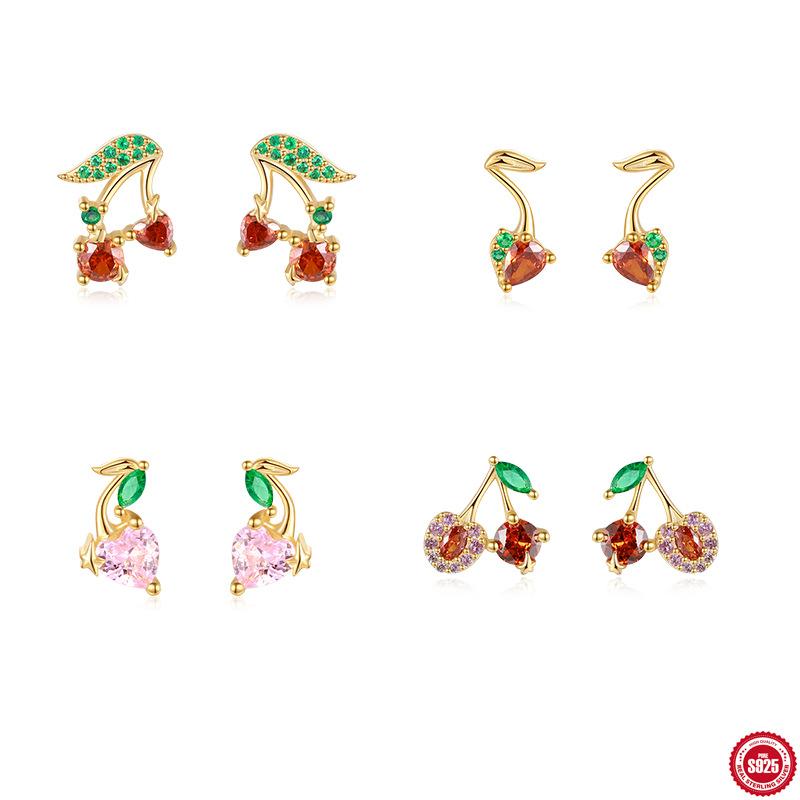 Серьги-гвоздики с розовыми вишней и фруктами Love Element Design, контрастные цветные летние серьги Love Element Strong Sense 925 Silver
Серьги-гвоздики с розовыми вишней и фруктами Love Element Design, контрастные цветные летние серьги Love Element Strong Sense 925 Silver