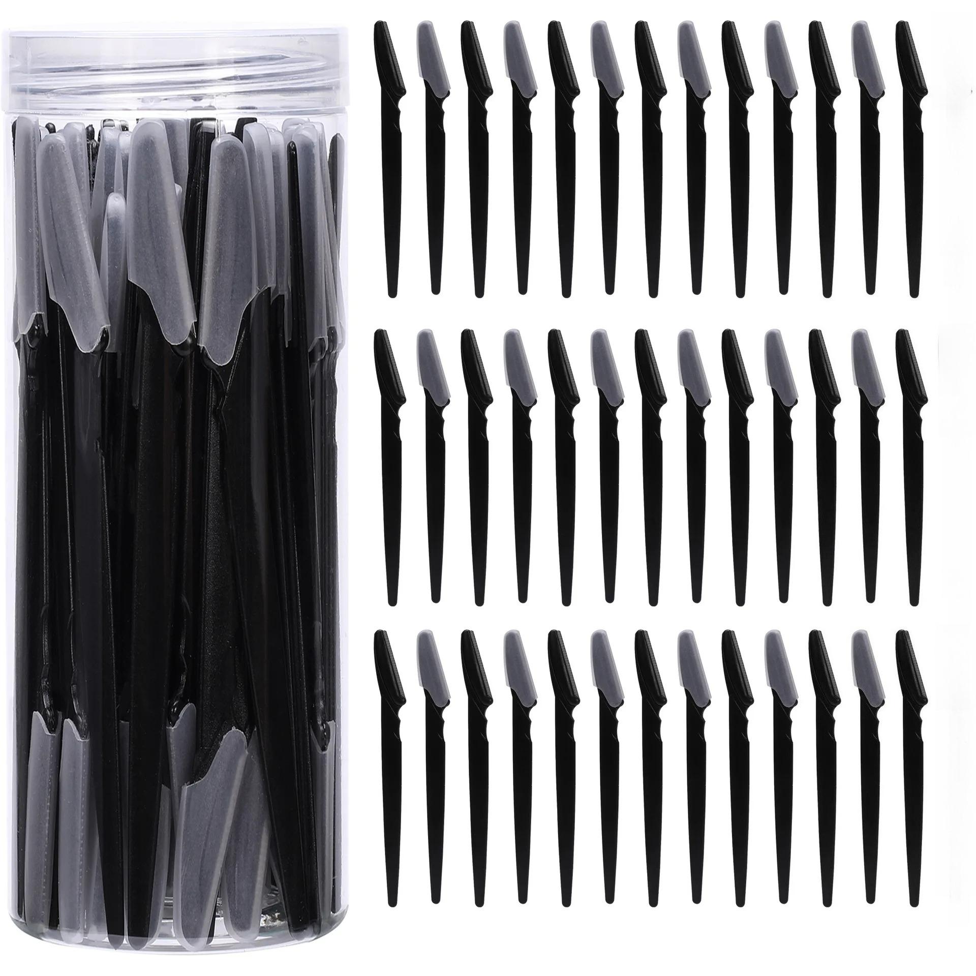 40Pcs Women Eyebrow Shaping Knife Safe Eyebrow Trimmer Makeup Beauty Tools, Eye Brow Razor Shaver Blades Face Body Hair Removal
40Pcs Women Eyebrow Shaping Knife Safe Eyebrow Trimmer Makeup Beauty Tools, Eye Brow Razor Shaver Blades Face Body Hair Removal
