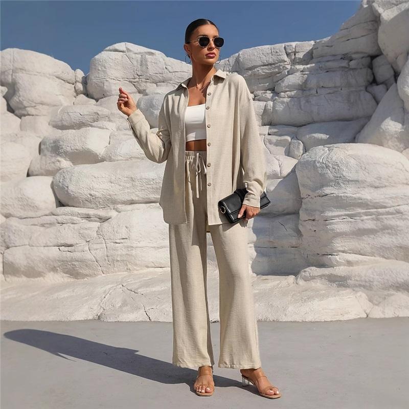 European And American Spring And Summer Temperament Plus Size Women s Long-sleeved Cardigan Two Piece Casual Solid Color Suit L чорний
European And American Spring And Summer Temperament Plus Size Women s Long-sleeved Cardigan Two Piece Casual Solid Color Suit L чорний