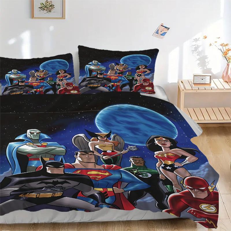 3pcs Superhero, Justice League Cover Set,Soft Comfortable Duvet Cover,Guest Room (1*Duvet Cover + 2*Pillowcases, Without Core) yy251024039 135x200cm
3pcs Superhero, Justice League Cover Set,Soft Comfortable Duvet Cover,Guest Room (1*Duvet Cover + 2*Pillowcases, Without Core) yy251024039 135x200cm
