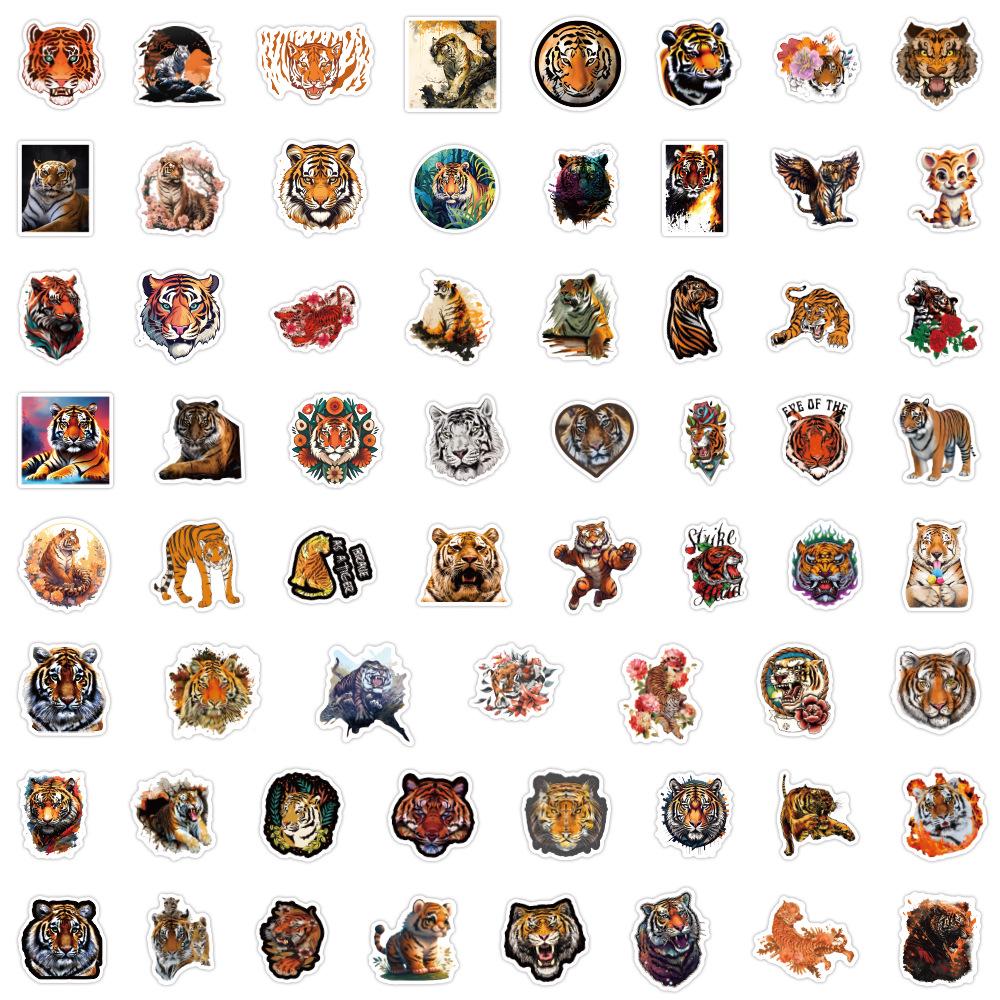 60PCS Cartoon Tiger Waterproof Stickers for Planners, Bottles, and Computers
60PCS Cartoon Tiger Waterproof Stickers for Planners, Bottles, and Computers